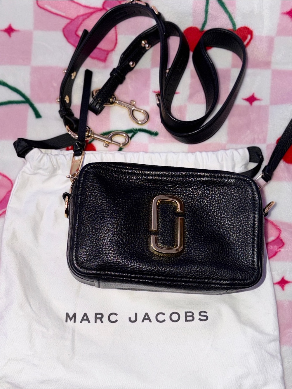 Marc Jacobs softshot leather crossbody bag